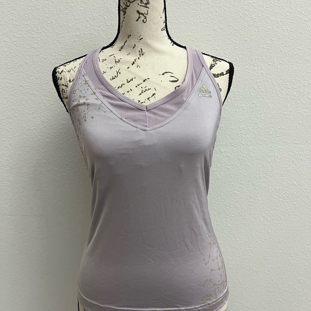 Adidas Light Purple Athletic Tank